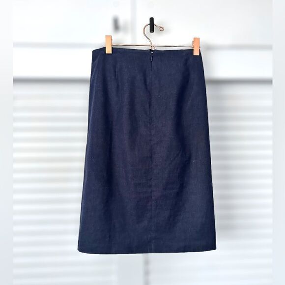 Brooks Brothers Wool Navy Pencil Skirt Career size 10P - Picture 6 of 16